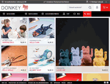 Tablet Screenshot of donkey-products.com